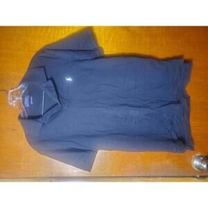 *SOLD* Mens Black Polo Ralph Lauren Collard Short Sleeve Top Size Small